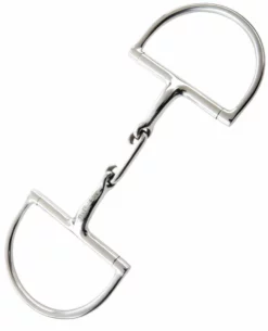 Weatherbeeta JP Korsteel Stainless Steel Dr Bristol Hunter Dee Ring Snaffle Bit