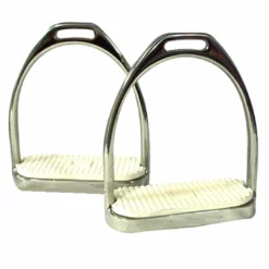 Intrepid Coronet Fillis Stirrup Irons With Pads Saddle Pads & Fittings