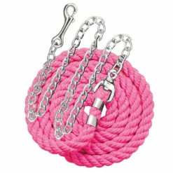 Perri's Leather Perri's Cotton Lead With Chain Halters & Leads