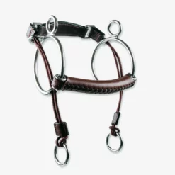 Equine Industries Horse Bits Trust Leather Curb Gag Bit