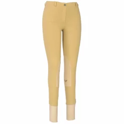 JPC Equestrian TuffRider Ladies Cotton Lowrise Pull-On Knee Patch Breeches