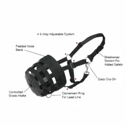 Jacks Mfg Halters & Leads Best Friend Deluxe Grazing Muzzle