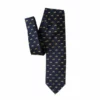 Equestrian Accessories Wild Attire Inc. Hold Your Horses Navy Blue Silk Tie