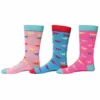 JPC Equestrian Kid's Boots & Socks TuffRider Neon Pony Kids Socks 3 Pack