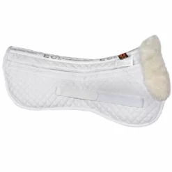 Equine Comfort Products Saddle Pads & Fittings ECP Sheepskin Correction Half Pad With Memory Foam
