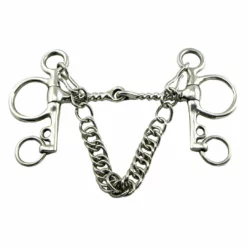 Intrepid Coronet Jointed Corkscrew Pelham Bit Horse Bits