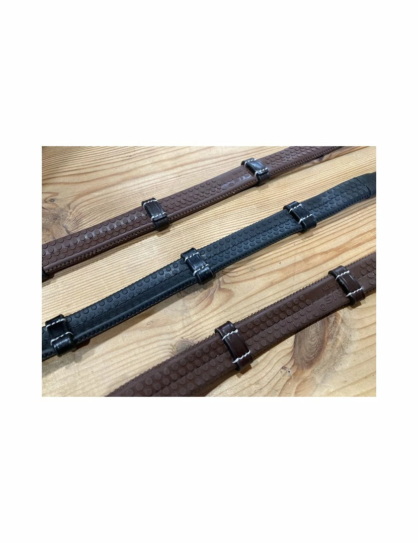Hot Sale 🧨 French Equestrian Jump'in Rubber Reins With Stops - Week Collection ⭐ 4 French Equestrian Jump'in Rubber Reins With Stops - Week Collection
