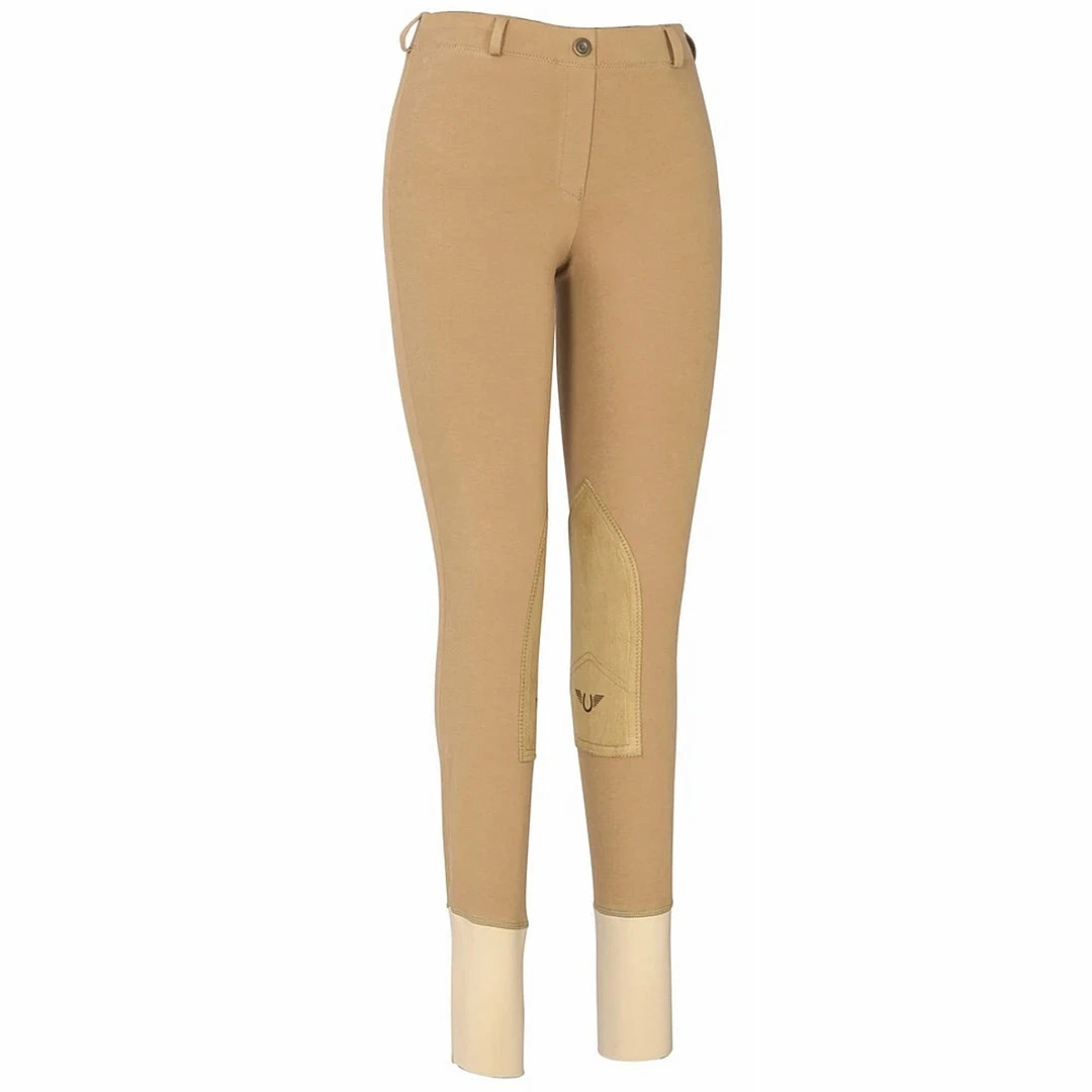 Wholesale π JPC Equestrian TuffRider Ladies Cotton Lowrise Pull-On Knee Patch Breeches π 7 JPC Equestrian TuffRider Ladies Cotton Lowrise Pull-On Knee Patch Breeches