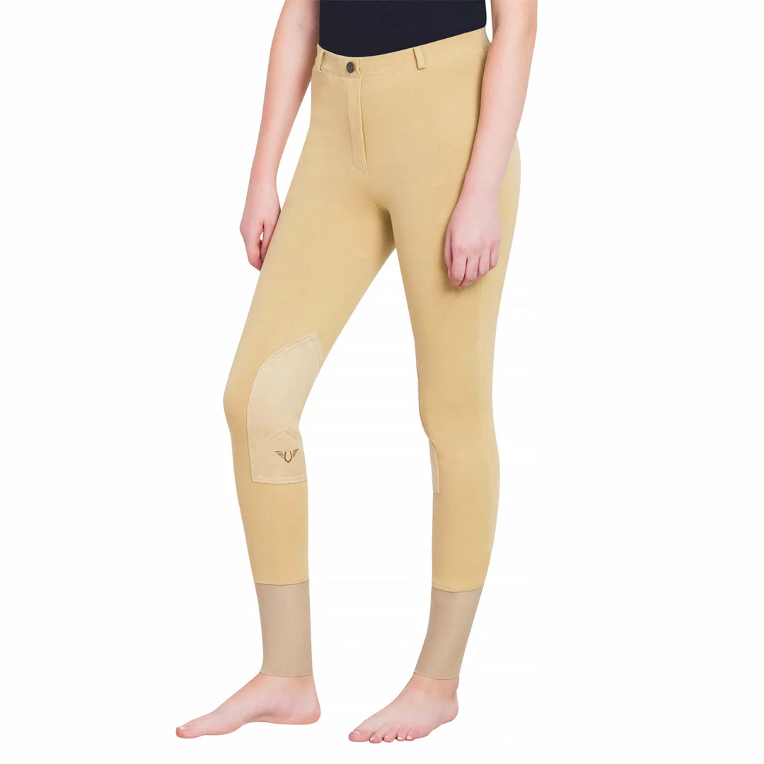 Wholesale 💯 JPC Equestrian TuffRider Ladies Starter Lowrise Pull On Knee Patch Breeches ✔️ 3 JPC Equestrian TuffRider Ladies Starter Lowrise Pull On Knee Patch Breeches