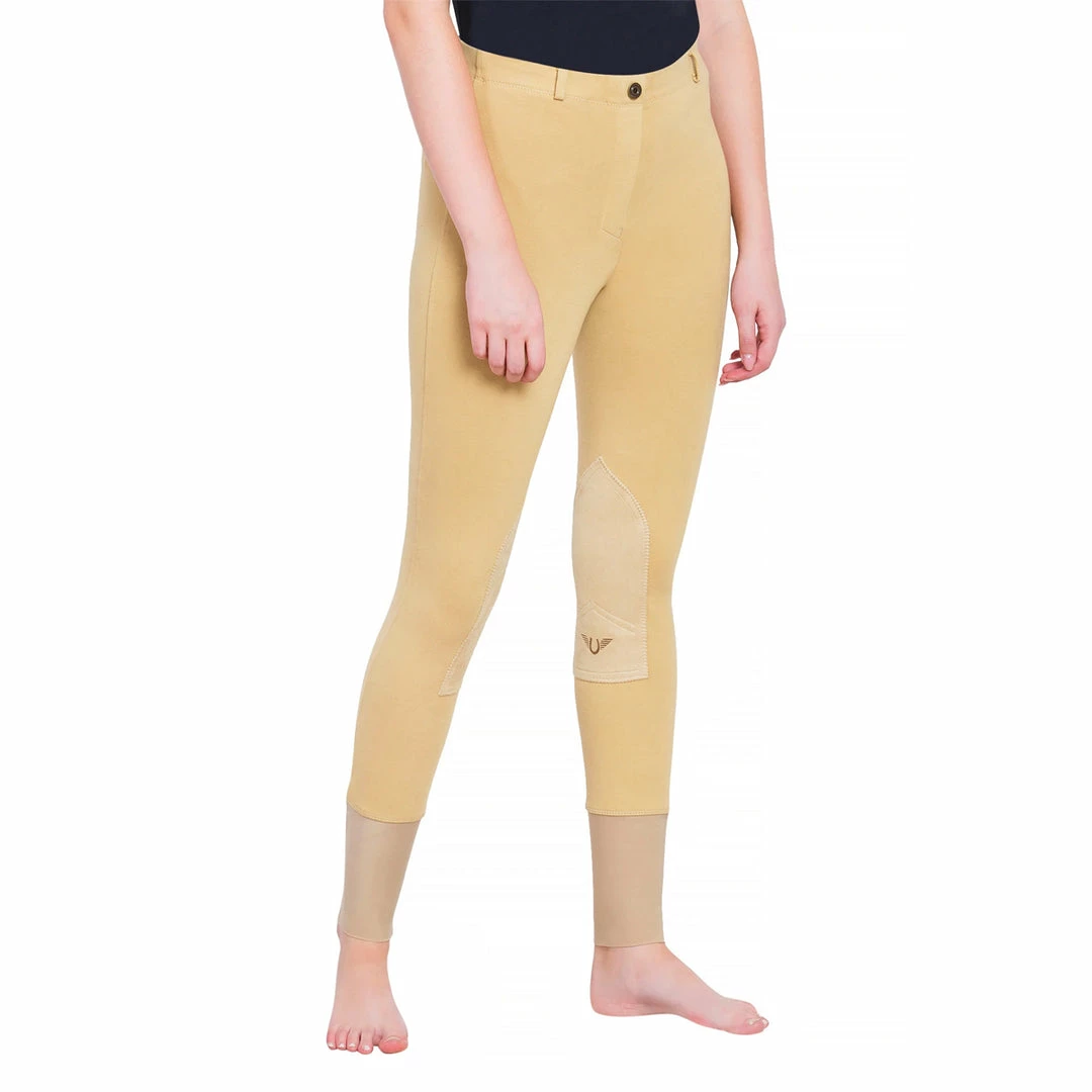 Wholesale 💯 JPC Equestrian TuffRider Ladies Starter Lowrise Pull On Knee Patch Breeches ✔️ 5 JPC Equestrian TuffRider Ladies Starter Lowrise Pull On Knee Patch Breeches