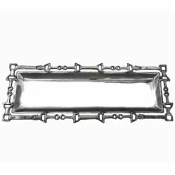 Arthur Court Equestrian Open Work Oblong Tray