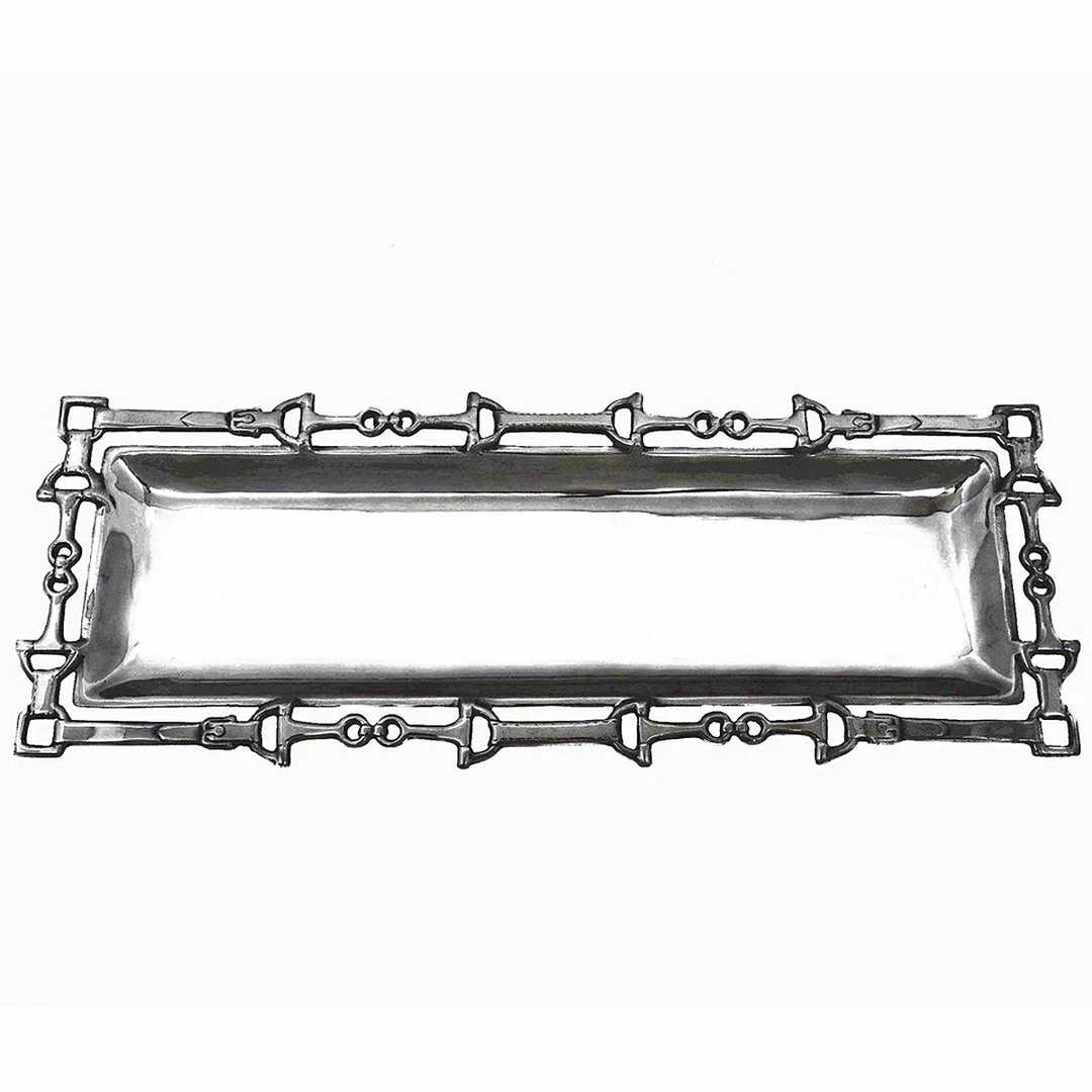 Buy ๐ Arthur Court Equestrian Open Work Oblong Tray ๐ 3 Arthur Court Equestrian Open Work Oblong Tray