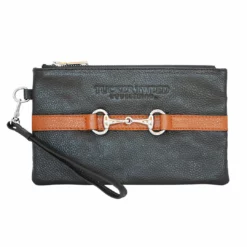 Tucker Tweed Equestrian Wellington Wristlet