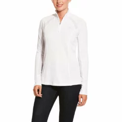 Baselayers Ariat Women's Sunstopper 2.0 1/4 Zip Baselayer Long Sleeve
